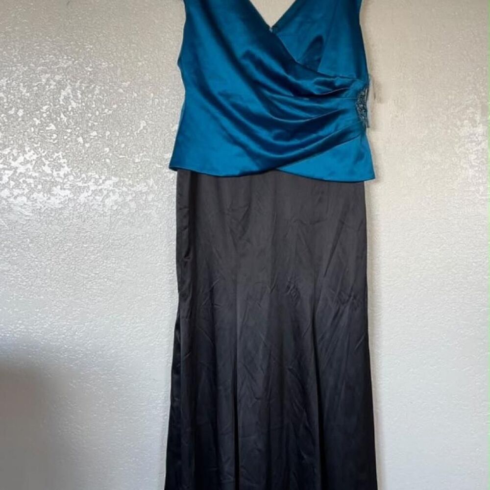 Patra Women's Blue and Black Dress